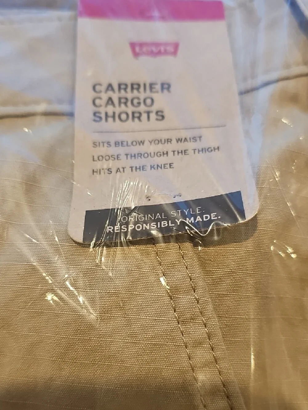 Levi S Men S Big & Tall Carrier Cargo Shorts NWT